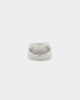 Wild For The Weekend Cloud Crystal Signet Ring (Medium) Silver