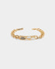 Wild For The Weekend Cloud ID Bracelet Gold
