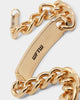 Wild For The Weekend Cloud ID Bracelet Gold