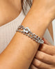 Wild For The Weekend Flower Bracelet Silver