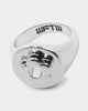 Wild For The Weekend Flower Power Signet Ring (Medium) Silver