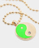 Wild For The Weekend Yin Yang Pendant Gold