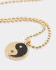 Wild For The Weekend Yin Yang Pendant Gold