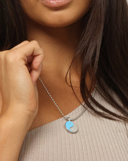 Wild For The Weekend Yin Yang Pendant Silver