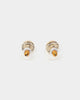 Wild For The Weekend Ying Yang Studs Gold