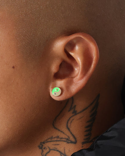 Wild For The Weekend Ying Yang Studs Gold