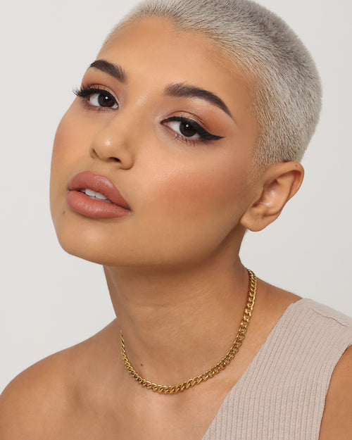 Saint Morta 6MM Thin Curb Chain Gold
