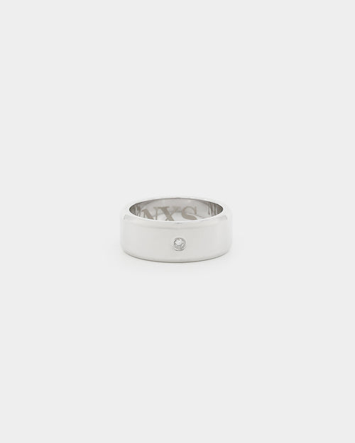 NXS Iced Definitive Ring Iced White Gold