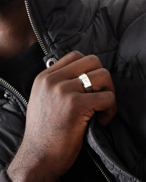 NXS Iced Definitive Ring Iced White Gold