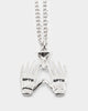 Wild For The Weekend All Hands Necklace Silver