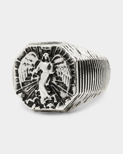 Wild For The Weekend Arkangel Ring (Large) Silver