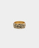 Wild For The Weekend Fire Band Ring (Medium) Gold