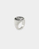 Wild For The Weekend Flame Signet Ring (Medium) Silver
