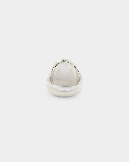 Wild For The Weekend Flame Signet Ring (Medium) Silver