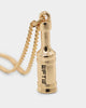 Wild For The Weekend Hot Sauce Necklace Gold