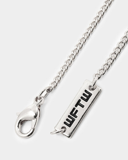 Wild For The Weekend Hot Sauce Necklace Silver
