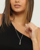 Wild For The Weekend Hot Sauce Necklace Silver