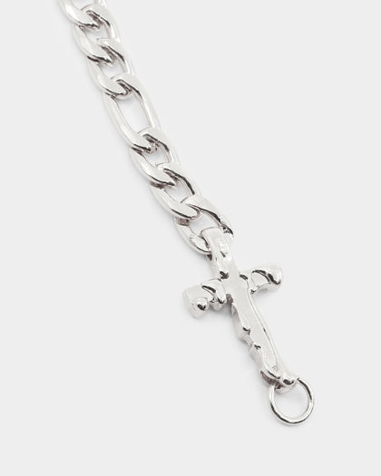 Wild For The Weekend Paint Dripping Bracelet Silver