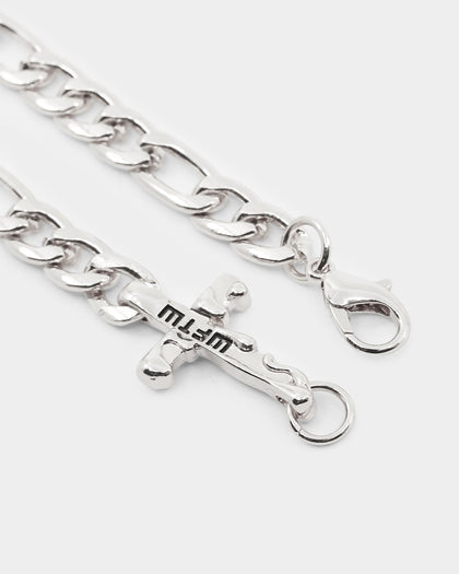 Wild For The Weekend Paint Dripping Bracelet Silver