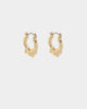 Wild For The Weekend Paint Dripping Earrings Gold