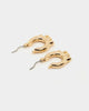 Wild For The Weekend Paint Dripping Earrings Gold