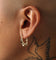 Wild For The Weekend Paint Dripping Earrings Gold