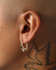 Wild For The Weekend Paint Dripping Earrings Gold
