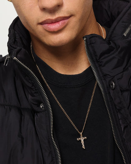 Wild For The Weekend Paint Dripping Necklace Gold