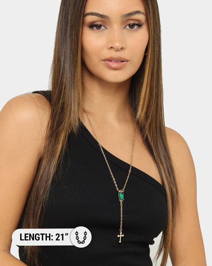 Wild For The Weekend Palacio Stone Necklace Gold