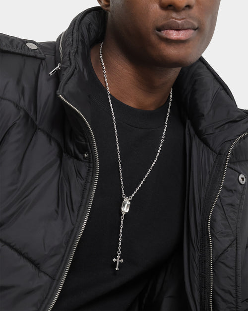 Wild For The Weekend Palacio Stone Necklace Silver