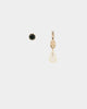 Wild For The Weekend Pearl And Crystal Earrings Set Gold
