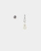 Wild For The Weekend Pearl And Crystal Earrings Set Silver