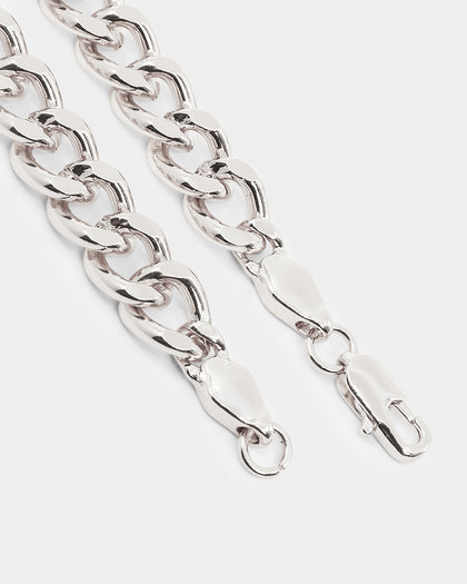 Wild For The Weekend Pearl Clasp Bracelet Silver