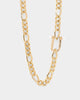 Wild For The Weekend Pearl Clasp Necklace Gold