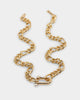 Wild For The Weekend Pearl Clasp Necklace Gold