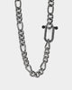 Wild For The Weekend Pearl Clasp Necklace Gunmetal