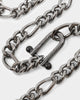Wild For The Weekend Pearl Clasp Necklace Gunmetal