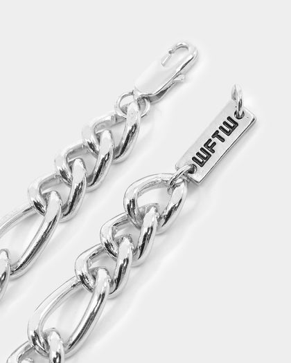 Wild For The Weekend Pearl Clasp Necklace Silver