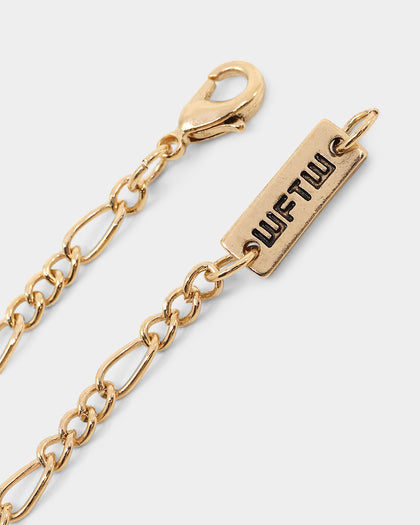 Wild For The Weekend Pearl T-Bar Necklace Gold