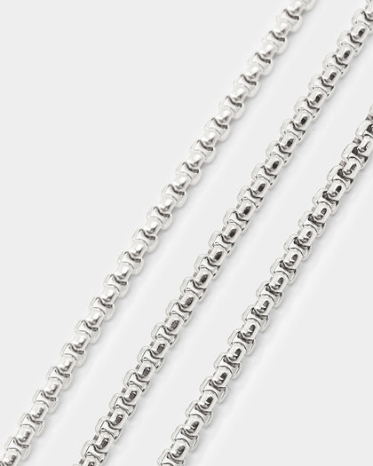 Guess Mainline 26" Guess Tag Necklace Steel