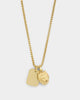 Guess Mainline 26" Guess Tag Necklace Gold