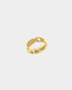 Guess Mainline 25mm Frontiers Flat Ring Gold