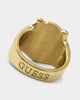 Guess Mainline Lion Head Ring Gold