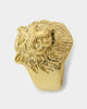 Guess Mainline Lion Head Ring Gold