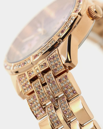 Guess Mainline Cascade Watch Rose Gold