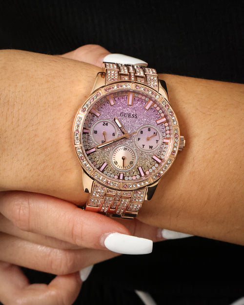 Guess Mainline Cascade Watch Rose Gold