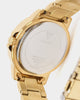 Guess Mainline Crown Jewel Watch Gold