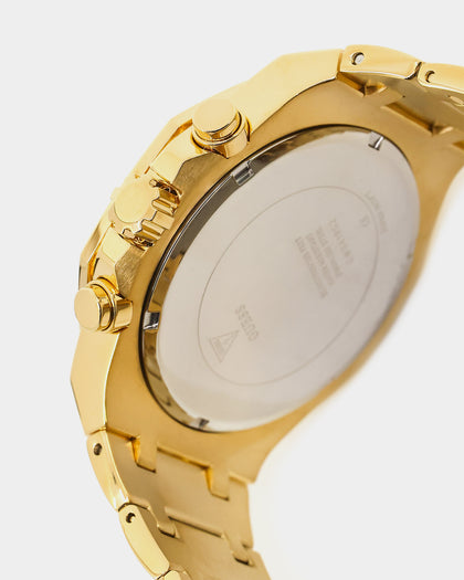 Guess Mainline Momentum Watch Gold