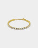 NXS Round Cut Tennis Bracelet Iced Gold