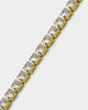 NXS Round Cut Tennis Bracelet Iced Gold